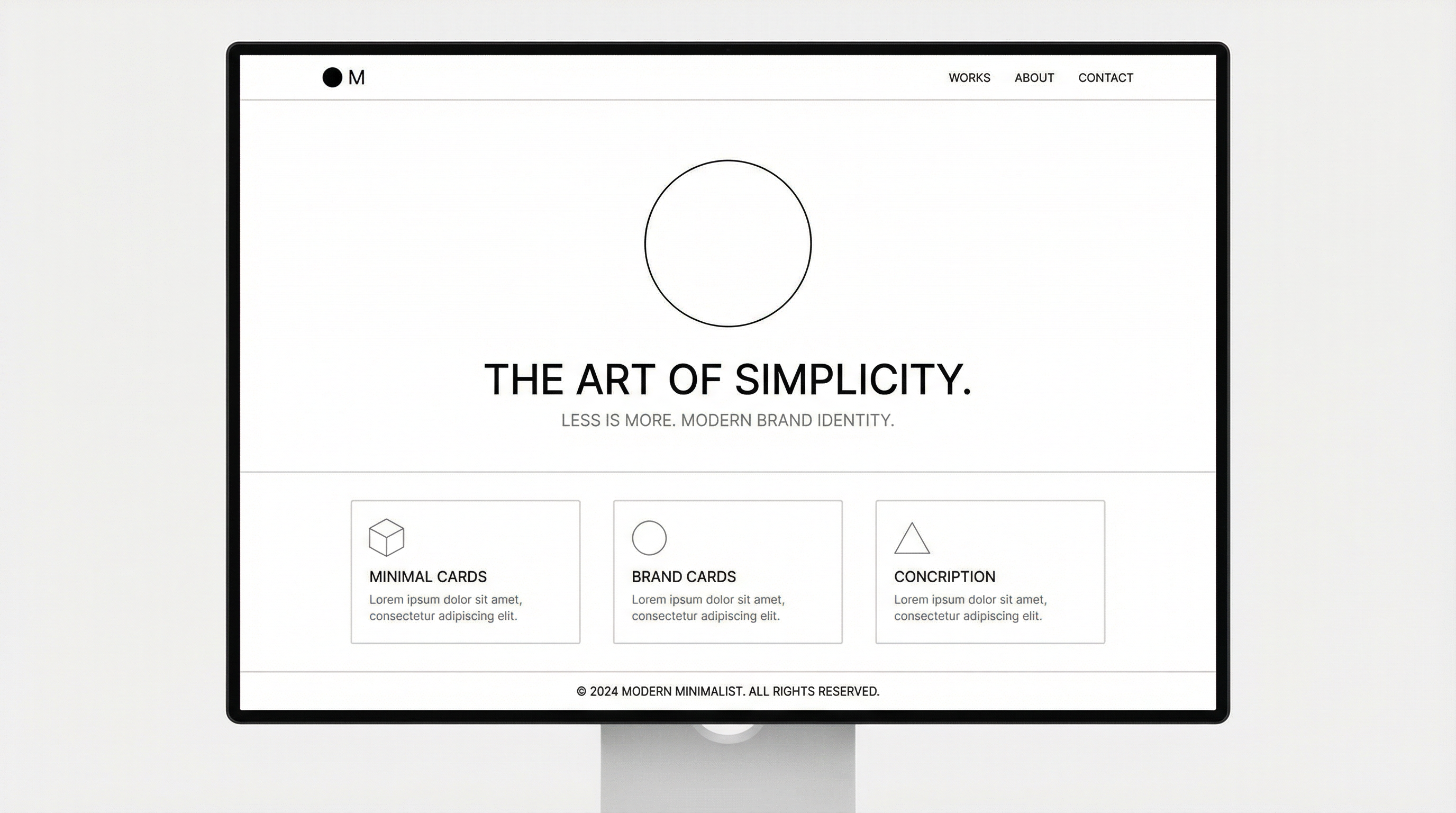 Minimal Modern Brand